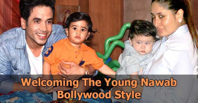 Welcoming The Young Nawab Bollywood Style img