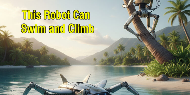 Robot Can Swim and Climb