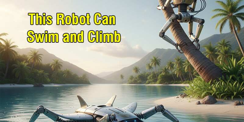 Robot Can Swim and Climb