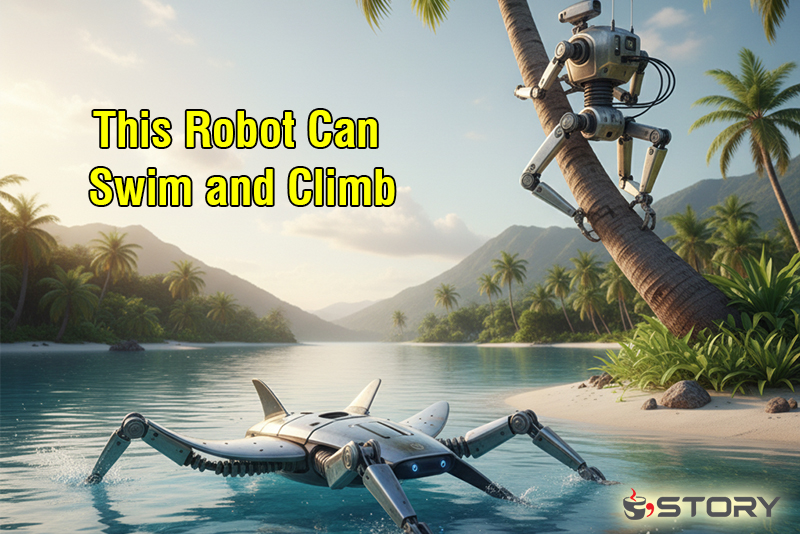 This Robot Can Swim and Climb