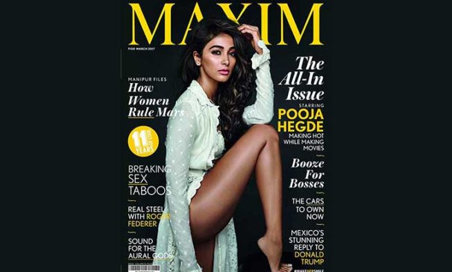 Pooja Hegde Bares Her Beautiful, Long Legs On The Cover Of Maxim India