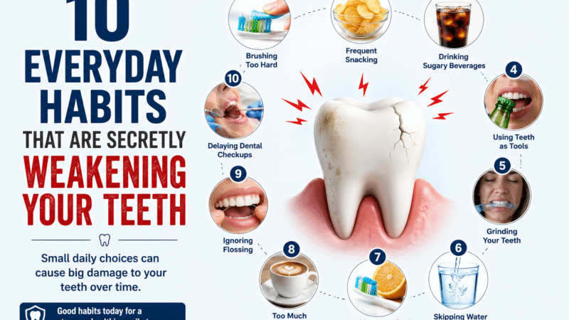 10 Everyday Habits That Are Secretly Weakening Your Teeth