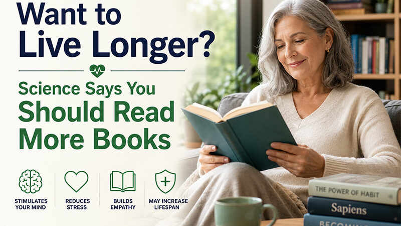 Want to Live Longer? Science Says You Should Read More Books